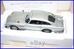 Danbury Mint Aston Martin James Bond Silver Birch Db5 Coupe With Paperwork