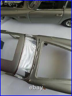 Danbury Mint Aston Martin James Bond Silver Birch Db5 X2 For Spares Or Repair