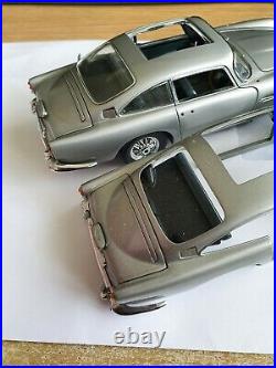 Danbury Mint Aston Martin James Bond Silver Birch Db5 X2 For Spares Or Repair