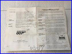 Danbury Mint James Bond 007 Aston Martin DB5 124 Box And Papers