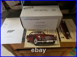 Danbury Mint James Bond Aston Martin DB5 1964 Goldfinger with Box and Paperwork