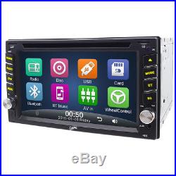 Double 2Din 6.2 Car DVD MP3 MP5 Player Touch Screen In Dash Stereo Radio GPS BT