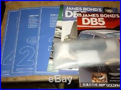 Eaglemoss 1/8 Aston Martin DB5, James bond, Goldfinger magazines & parts 1 to 86