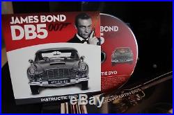 Eaglemoss Ltd Aston Martin DB5 18 silver James Bond perfectly build kit