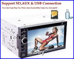 For Audi A1 A5 A6 A7 Car Stereo Radio Double 2DIN 6.2 DVD Player+ Backup Camera