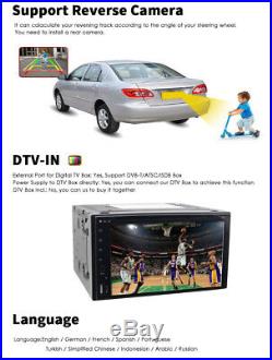 For Sony Lens Bluetooth Car Stereo DVD CD Player 6.2Radio SD/USB In-Dash+Camera