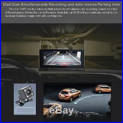 Full HD Car DVR Dual Camera GPS Navigation Android WiFi Bluetooth Video Recorder