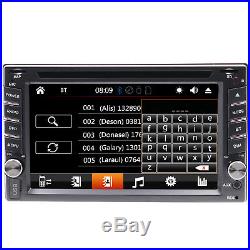 GPS Navigation With Map Bluetooth Radio Double Din 6.2Car Stereo DVD Player