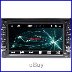 GPS Navigation With Map Bluetooth Radio Double Din 6.2Car Stereo DVD Player