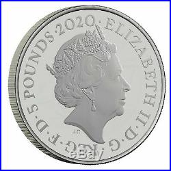 Great Britain UK 2020 £5 James Bond 007 Aston Martin DB5 Silver Proof 2oz Coin