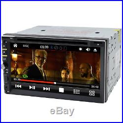 HD 7 In Dash Double 2 Din Car Stereo DVD Player Touchscreen Auto Radio +Camera
