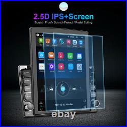HD 9.7 2.5D Tempered Glass Mirror Auto Radio Stereo MP5 Player Android 8.1 GPS