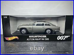 Hot Wheels James Bond 007 Goldfinger Aston Martin DB5 118 Scale Sealed in Box