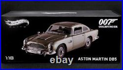 #####Hotwheels elite 118 Aston Martin DB5 007 JAMES BOND HOT WHEELS LTD ED####i