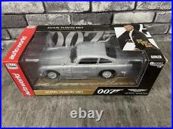 James Bond 007 1965 Aston Martin DB5 Coupe in Silver Birch No Time to Die 1/18