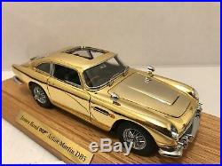 James Bond 007 22kt Gold Aston Martin Danbury Mint Very rare Please Read Info