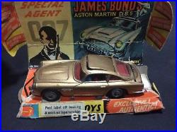 James Bond 007 Aston Martin DB5 1965 Corgi 261 Die-Cast Model Car Boxed RARE