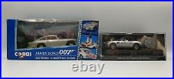James Bond Aston Martin Db5 Made By Corgi With A Mattel & Bmw Z4 Model Set