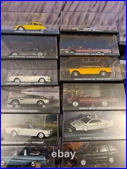 James Bond Car Collection 42 Diecast 1/43 Most Never opened