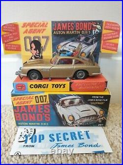 James Bond Corgi 261 with Box and Secret Instructions Restored