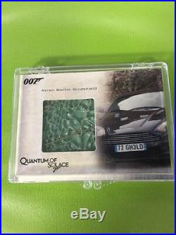 James Bond Relic Card Aston Martin Windshield 156/700 Quantum Of Solace Amr1