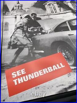 James Bond Thunderball 20 X 30 # 387/400, Aston Martin Limited Edition Poster