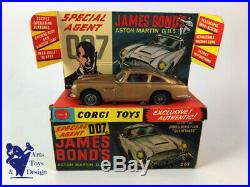 Jouet Ancien Corgi Toys 261 Aston Martin Db5 James Bond 2° Moule No Clignotants