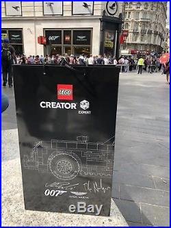 LEGO 10262 Aston Martin DB5 Creator Signed Bag & Box James Bond Build Exclusive