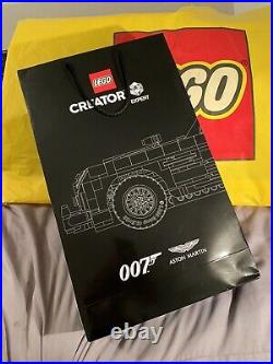 LEGO James Bond Aston Martin DB5 10262 + Signed by designer + Original 007 Bag