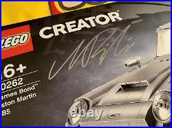 LEGO James Bond Aston Martin DB5 10262 + Signed by designer + Original 007 Bag