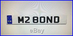 MR BOND M28 ONO Private Reg Number Plate Bono OO7 007 James Mi5 Spy Aston Martin