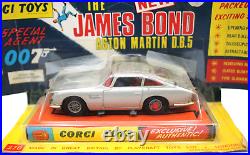 NM CORGI Great Britain 270 JAMES BOND ASTON MARTIN D. B. 5 Orig Box Complete Rare