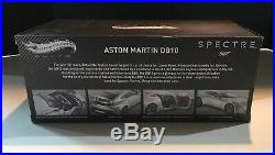 New ASTON MARTIN DB10 SILVER JAMES BOND 007 SPECTRE 1/18 ELITE ED HOTWHEELS