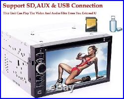 New6.2 Double Din Car Stereo DVD Player Radio Bluetooth Touchscreen for Honda