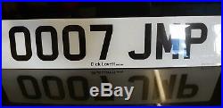 Ooo7 Jmp James Bond 007 Aston Martin Cherished Number Plate-superb -on Retention