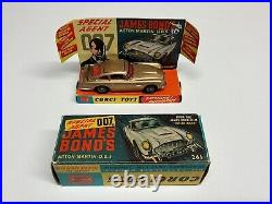 Original Corgi Toys 261 James Bond 007 ASTON MARTIN DB5 with Figures MINTY