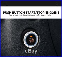 PKE Car Alarm System Passive Keyless Entry Push Button Remote Engine Start/Stop
