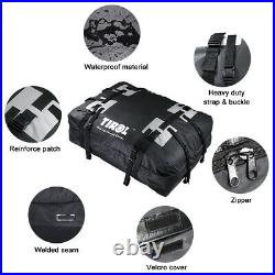 PVC Waterproof Cargo Bag Luggage Rooftop Travel Storage Pocket For Car Roof Top