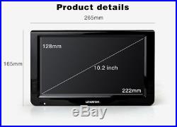 Portable Car SUV 10.2''12V DVB-T2 TFT LED HD Digital Analog TV Support USB Audio