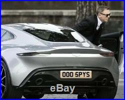 Private number plate James Bond 007 Spy Aston Martin Db9 Db10 Db11 DBS OO05 PYS