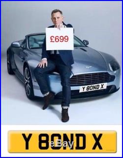 Private number plate James Bond Aston Martin 007 Dbs Db9 Db11 Vanquish Y80 NDX