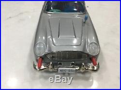 Rare 1960's Tin Aoshin ASC Friction Aston Martin DB5 James Bond 007 Spy WithBOX