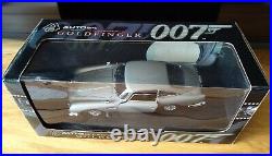 Rare Autoart 118 Aston Martin DB5 Goldfinger James Bond 007 Boxed Car 70020