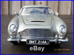 Rare New Autoart 1/18 Aston Martin DB5 007 James Bond Goldfinger Toy Model Car