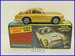 Rare Vintage Corgi'60s 007 James Bond Aston Martin DB5 Car (261) Nr Mint
