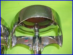 Rare Vintage GM Bat Wing Halo Mirrors Hot Rat Rod Custom