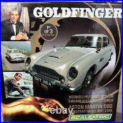 Scalextric Goldfinger aston martin DB5 James Bond 007 ltd edition