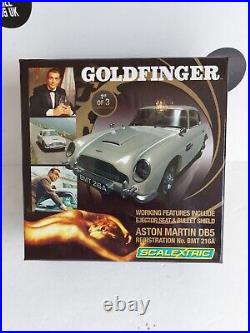 Scalextric James Bond Aston Martin Db5 Goldfinger First Ltd Edition Set Mint