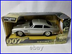 Secret Agent 1ST Aston Martin DB5 Silver 007 James Bond Goldfinger