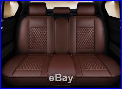 Standard Edition Car 5-Seat Full Set Seat Covers Cushion Breathable PU Leather